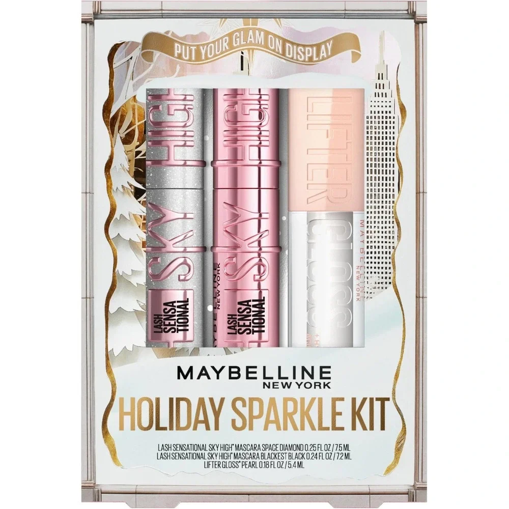 Maybelline Lash Sensational Holiday Makeup Kit, Includes Full-Size Multicolor